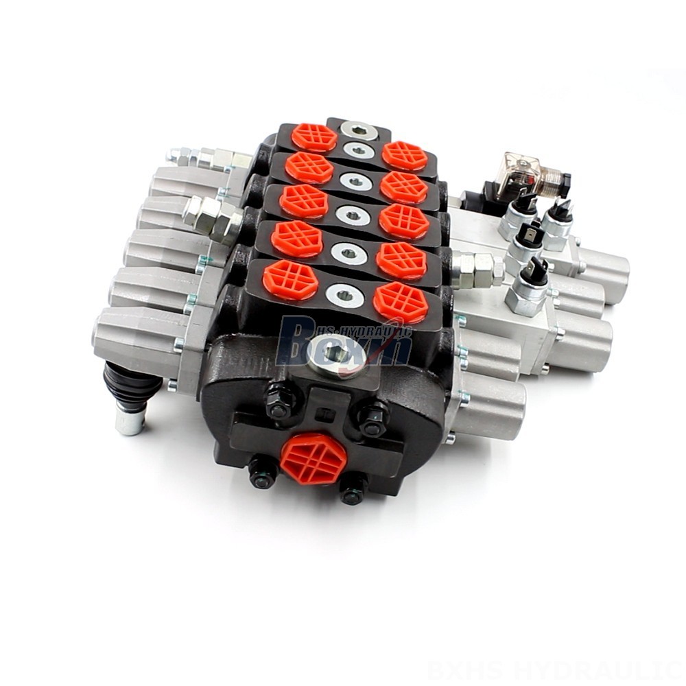 High-Performance Manual 5 Spool Sectional Directional Valve main image
